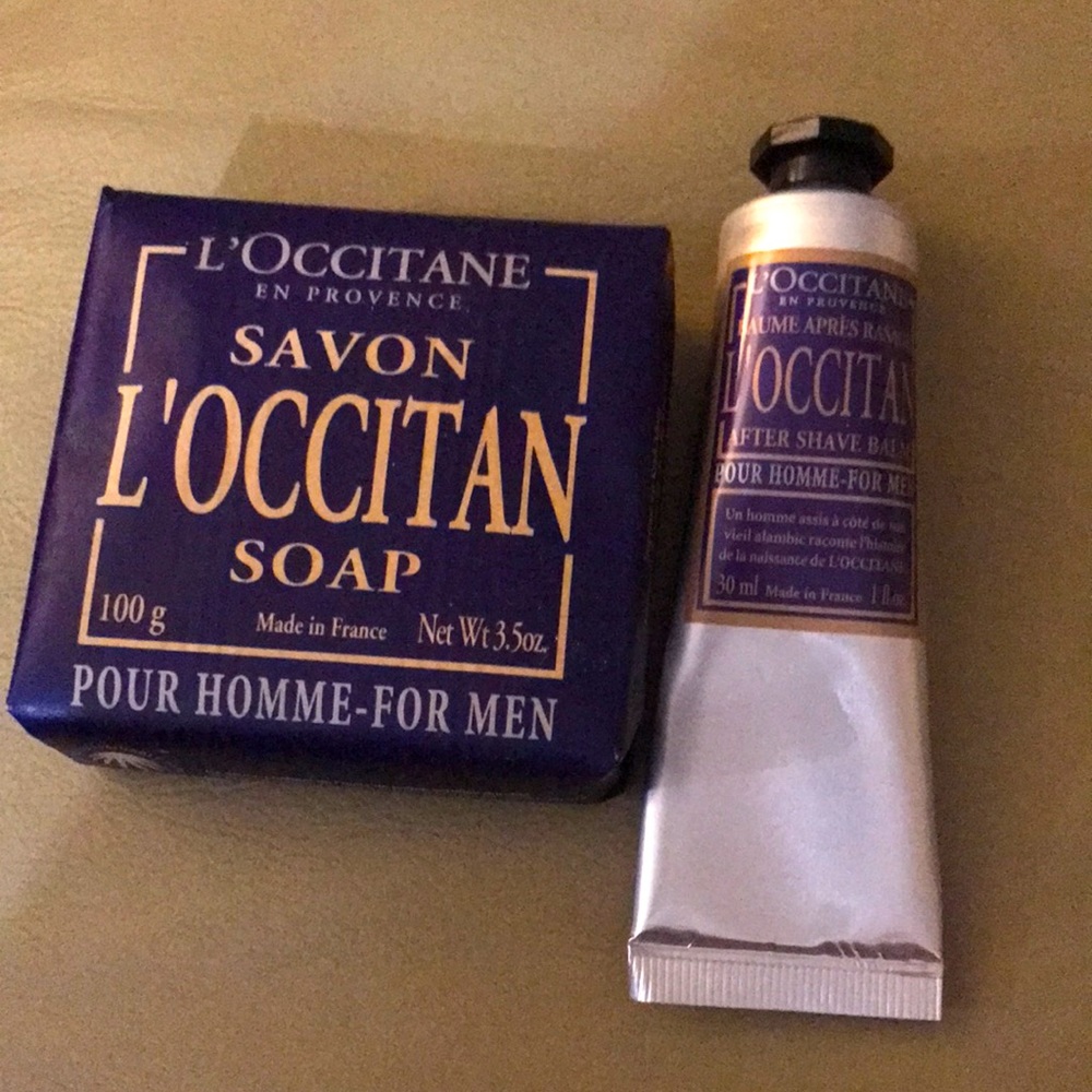 New! L’Occitane Pour Homme Soap and After Shave Balm